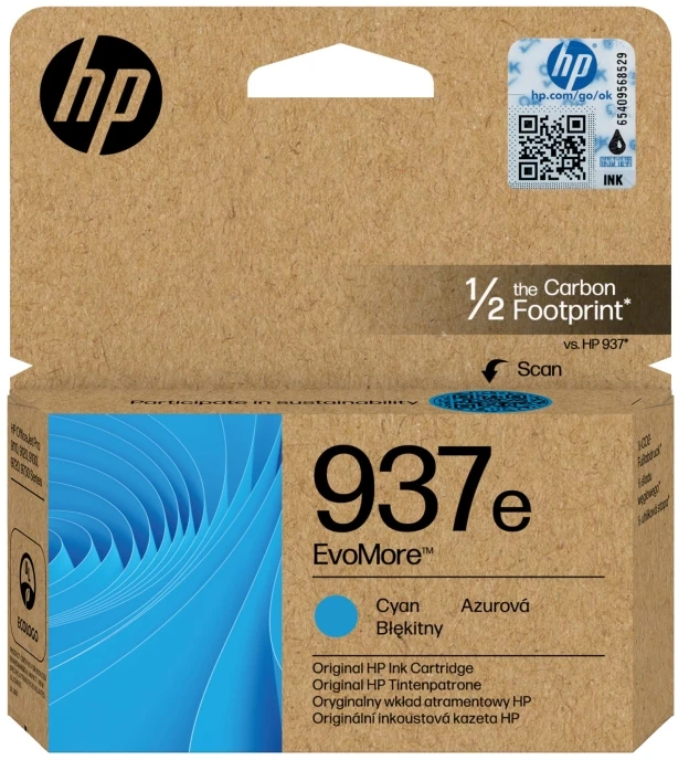 HP No. 937 mėlynas Instant Ink EVOMORE