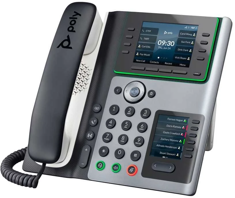 HP „Poly Edge E450“ IP telefonas su „PoE“ palaikymu