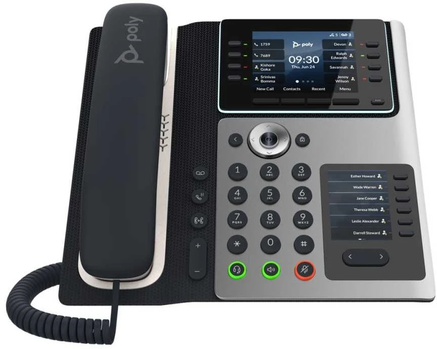 HP „Poly Edge E450“ IP telefonas su „PoE“ palaikymu
