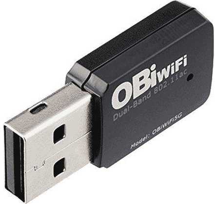 Hewlett Packard (HP) Poly OBi WiFi 5G Wireless-AC USB Adapteris EMEA - INTL English Loc Euro plug