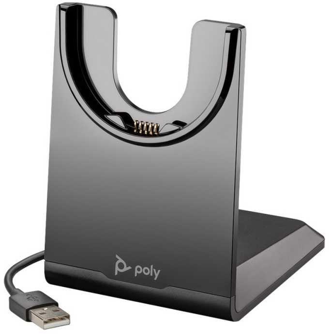Poly Voyager įkrovimo stovas su USB-A jungtimi