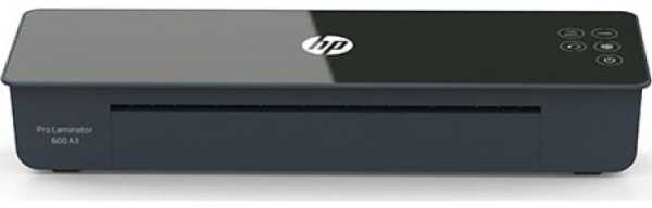 Laminatorius - HP PRO 600 A3 Šiltas/Šaltas 60 cm/min + 15 Pakuočių Juodas