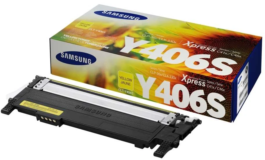 Hewlett Packard (HP) Toneris HP Samsung CLT-Y406S Geltona | 1000 psl | CLP-360/CLP-365 CLX-3300/CLX-3