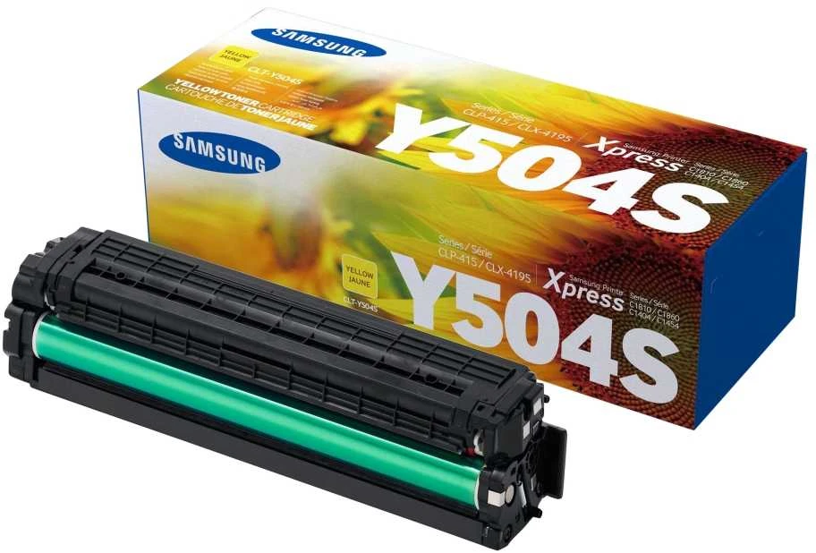 Hewlett Packard (HP) Toneris HP Samsung CLT-Y504S Geltona | 1 800 psl. | CLP-415 CLX-4195