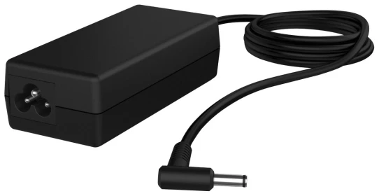 Hewlett Packard (HP) HP 65 W išmanusis kintamosios srovės maitinimo adapteris – nešiojamojo kompiuterio įkroviklis, 4,5 mm jungtis su 7,4 mm adapteriu / tinka HP 200 serijos, „ProBook 400/600“ serijos, „EliteBook 700/800“ serijos kompiuteriams