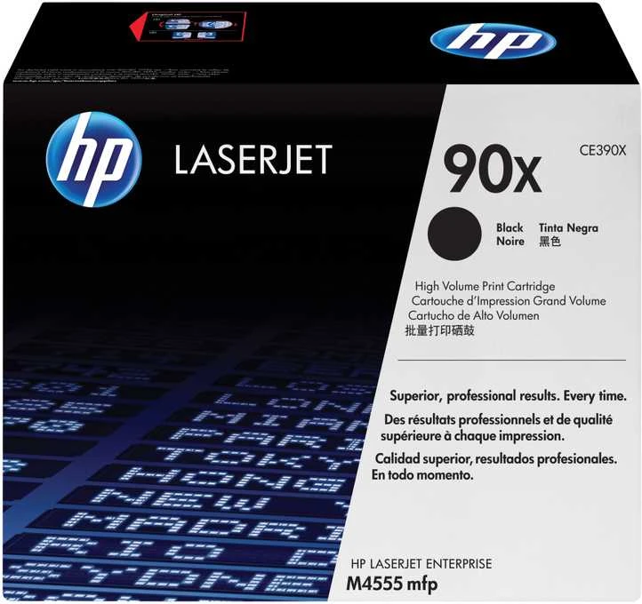 Hewlett Packard (HP) HP 90X High Yield Juodas Tonerio kasetė, 24000 puslapių, skirta LaserJet M4555 series,M602,M603