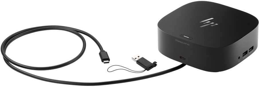Stacionarus kompiuteris „Hewlett Packard“ (HP) HP USB-C dokas G5 – laidinis – USB 3.2 Gen 1 (3.1 Gen 1) Type-C – Juodas – HP – „ProBook 450 G7“ nešiojamasis kompiuteris; „ProBook 440 G7“ nešiojamasis kompiuteris; „ProBook 430 G7“ nešiojamasis kompiuteris; ZHAN 66 Pro 14... – verslui