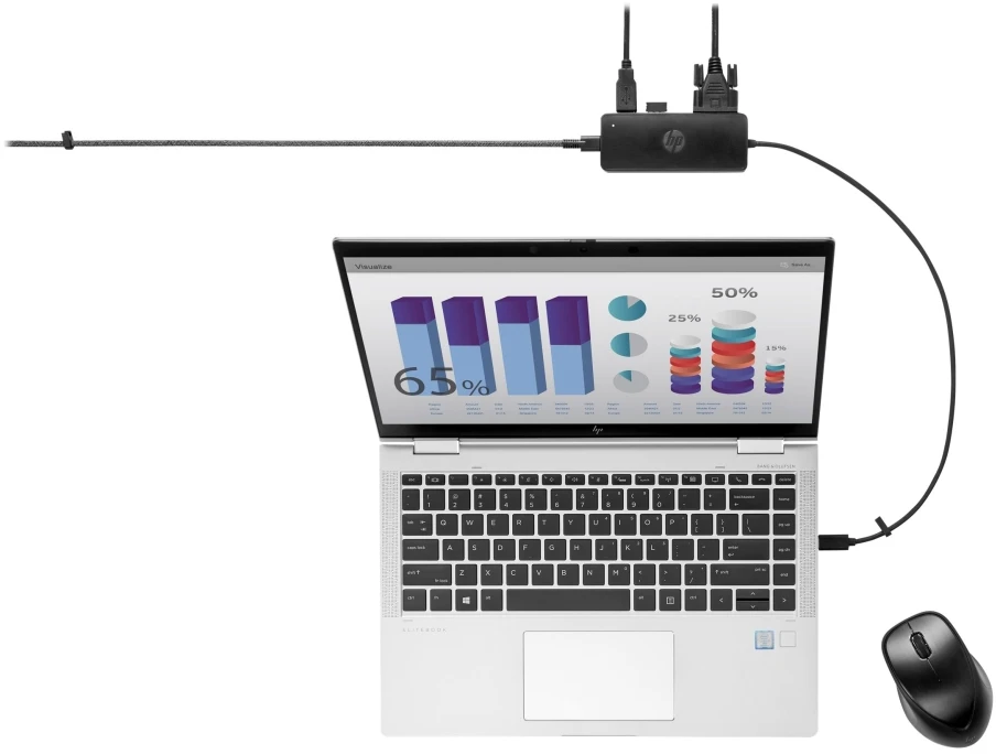 HUB USB HP USB-C kelionių HUB G2 EURO