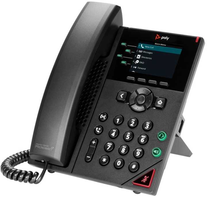 Telefonas HP VVX 250 4-Line IP Phone and