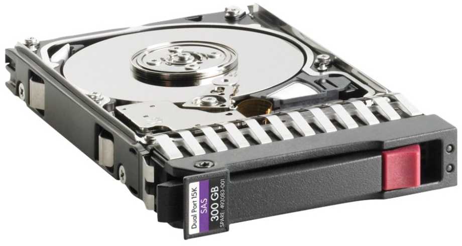 Hewlett Packard (HP) HP 300 GB 2,5 colio SAS serverio diskas (492620-B21)