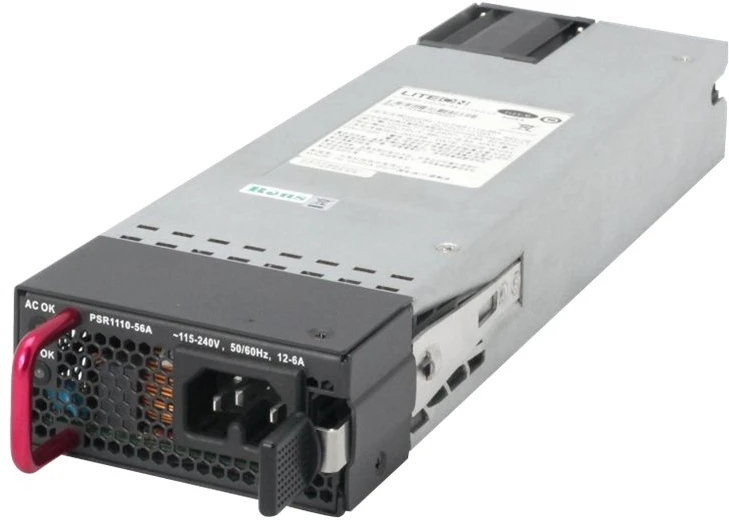 Hewlett Packard (HP) HPE X362 1110W kintamosios srovės PoE maitinimo šaltinis
