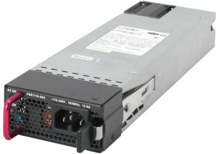 Hewlett Packard (HP) HPE X362 1110W kintamosios srovės PoE maitinimo šaltinis