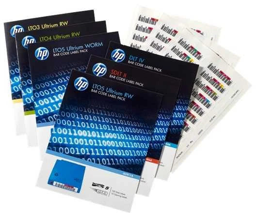 Carruzzo HPE LTO-7 Ultrium RW Bar Code Label Pack 1,26 cm