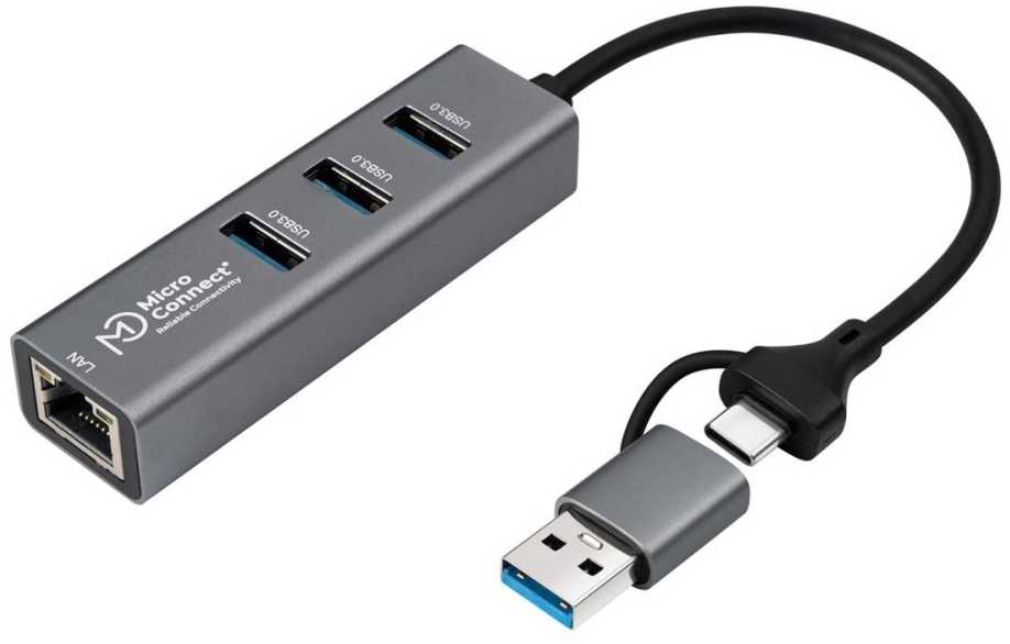 MicroConnect USB 3.0 šakotuvas su 4 prievadais ir