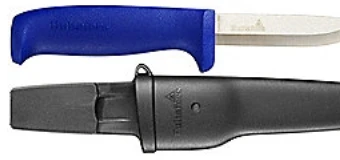 HULTAFORS meistro peilis RFR geležte iš 2,5 mm nerūdijančio plieno, geležtės ilgis 93 mm, komplektuojamas su dėklu.