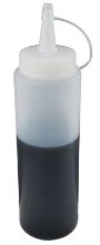 H.W.Larsen Plastikinis butelis 200 ml Ø5x18 cm su snapeliu/sraigtiniu dangteliu, permatomas, vnt.