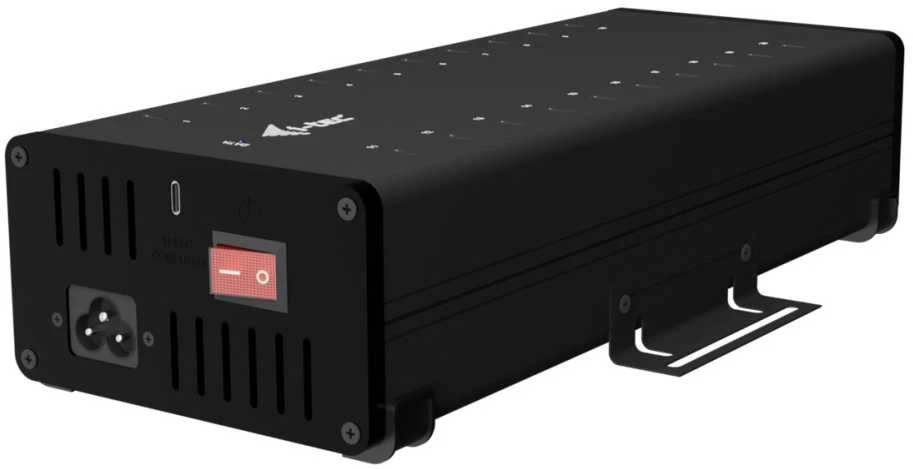 I-TEC USB-C/USB-A metalinis įkrovimo ir duomenų šakotuvas, 15 W vienam prievadui, 20 USB-C integruotų maitinimo adapterių, 360 W