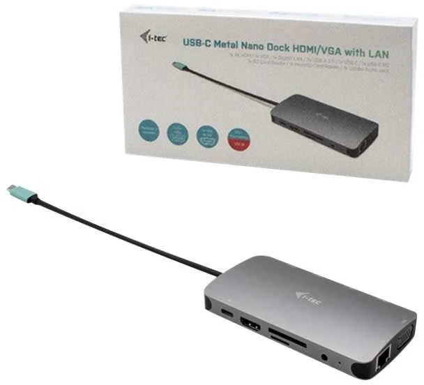 I-TEC USB 3.0 metalinis HUB 1x USB 3.0 + 3x USB 2.0