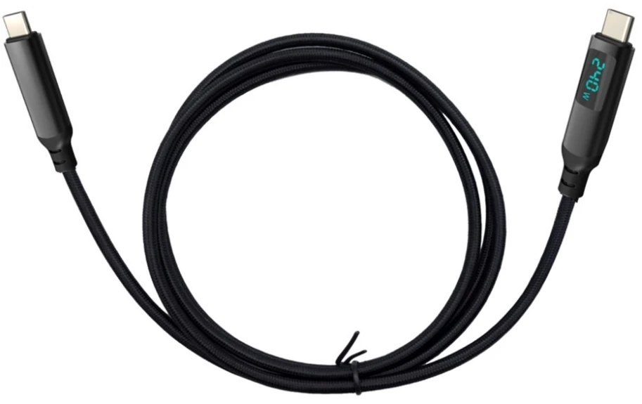 I-tec Thunderbolt 4 / USB4 Class Pro kabelis 240 W, 2x 4K/120 Hz, 40 Gbps, LCD, 150 cm