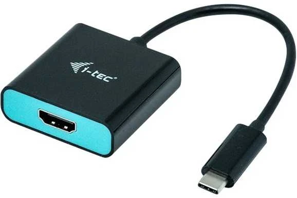 I-tec C31HDMI60HZP vaizdo kabelio adapteris 0,15 m C tipo USB HDMI Juoda, Turkis
