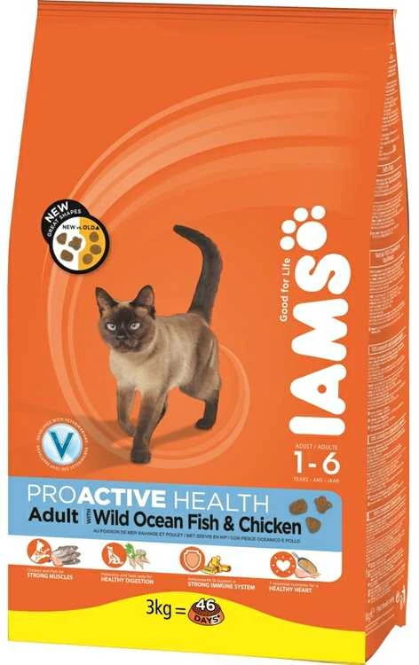 IAMS Adult Cat (žuvimi) 10kg