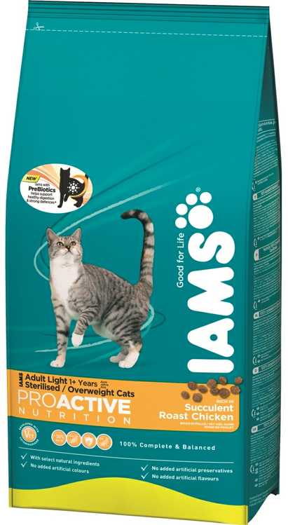 Eukanuba Sausas Kačių Maistas - Iams Vitality Suaugusiems 3 Kg Su Šviežia Vištiena