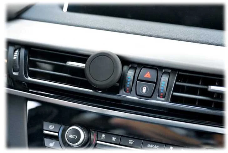 Telefono laikiklis - iBox H-8 Pasyvus Automobilinis Ventiliacijos Laikiklis išmaniesiems telefonams Juodas