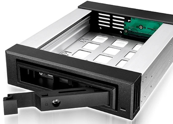Icy Box Ledo dėžutės kišenė IB-129SSK-B + 4 varžtai (99112)