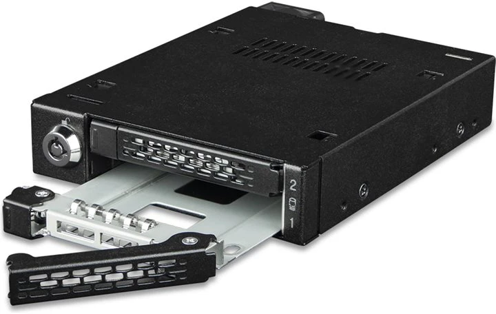 Icy Dock Einbaurahmen IcyDock 2x6,3cm U.2/U.3 NVMe 3,5" SSD sw