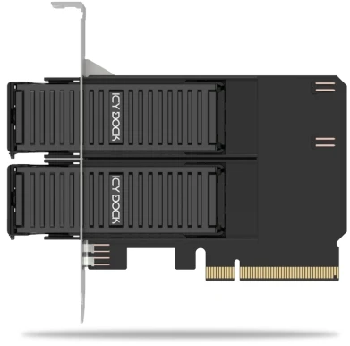 Carruzzo Icy Dock MB312M4P-B sąsajos plokštė / adapteris M.2, PCIe