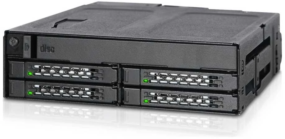 Nezatříděno Pocket Icy Dock 4x 2.5 SATA / SAS ToughArmor (MB604SPO-B)