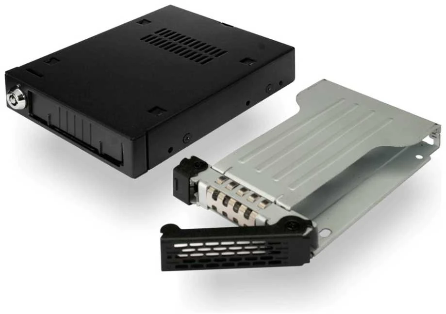 Nezatříděno Carruzzo Icy Dock MB991SK-B diskų įrenginio skyriaus dangtelis Juoda
