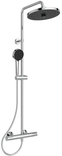 Stacionari dušo sistema Ideal Standard Ceratherm T25+, su Ø260 galva ir rankiniu dušu, chrom