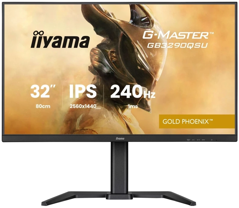 iiyama G-MASTER GB3290QSU-B1 computer monitorius 80 cm (31.5") 2560 x 1440 pikselių Quad HD LED Juodas