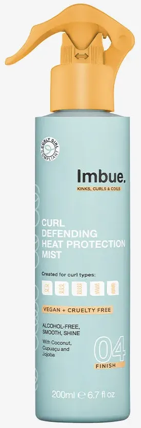 „Curls Imbue“ – garbanas apsaugantis nuo karščio purškiklis (200 ml)