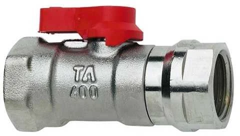 IMI Rutulinis vožtuvas TA 400 m/m 1/2'' su raudona rankena