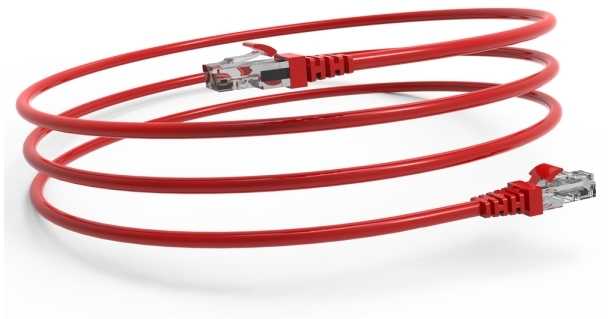 Wirewin INCA Patchkabel ICAT6-02TK RJ45 Cat6 UTP Rot 2,0m mažmeninė prekyba