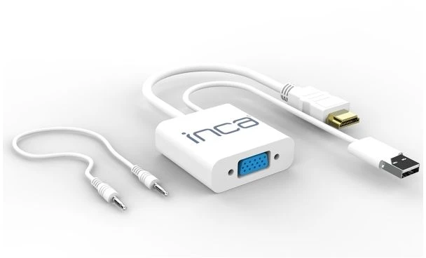 Adapteris AV Inca Inca IVTH-01 išorinė USB vaizdo plokštė Baltas