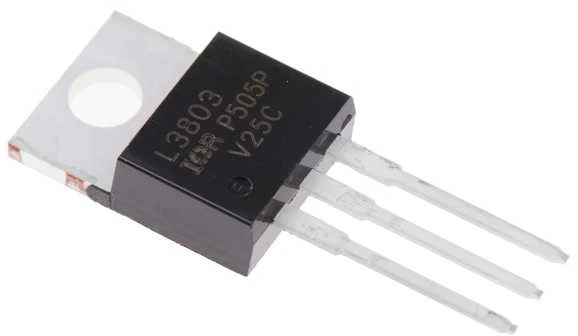 MOSFET L3803 tranzistorius TO-220 korpuse