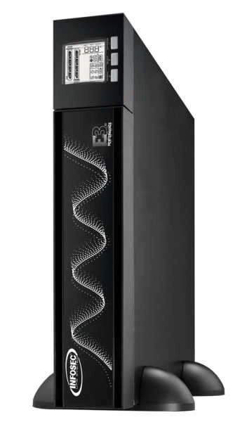 Infosec Communication „Infosec E3 Performance 1100 RT“, dvigubos konversijos (internetinis), 1,1 kVA, 990 W, sinusinis, 81 V, 290 V