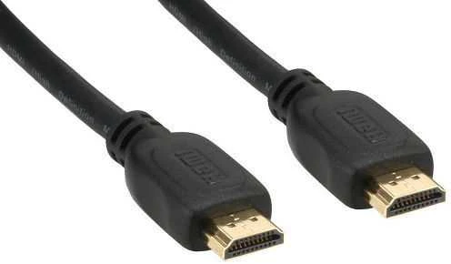 Inline Didelės spartos HDMI kabelis su Ethernet jungtimi, juodas - 2 m