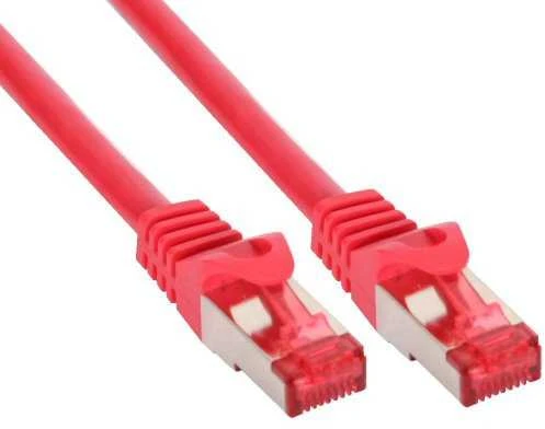 InLine Patch kabelis Cat.6, S/FTP (PiMf), 250MHz, raudonos spalvos – 5m