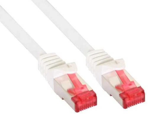 InLine Patchcord S/FTP, PiMF, Cat.6, 250MHz, be halogenų, balta 5m (76905W)