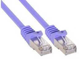 InLine Patchcord, Cat.5e, SF/UTP, 10m, Violetinis (72500P)