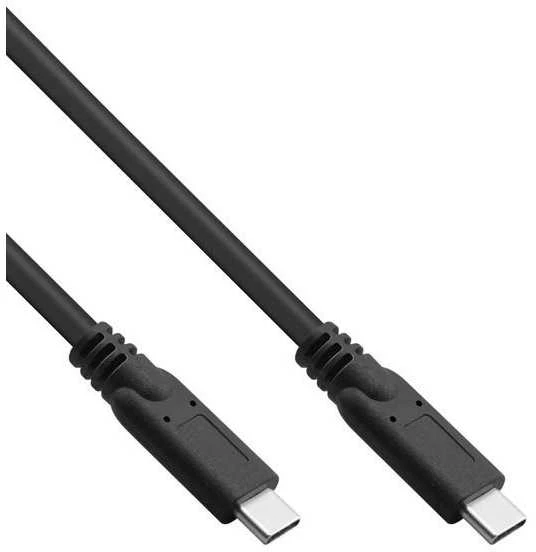„InLine“ USB 3.2 laidas, C tipo USB kištukas/vyras, 3 m juodas