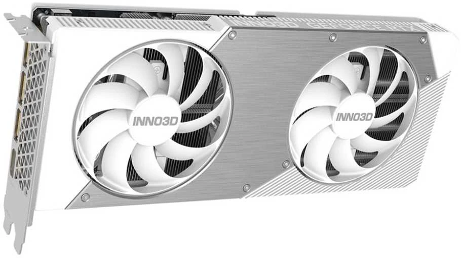 Vaizdo plokštė INNO3D GeForce RTX 5060 Ti Twin X2 Baltas 8GB OC DLSS 4
