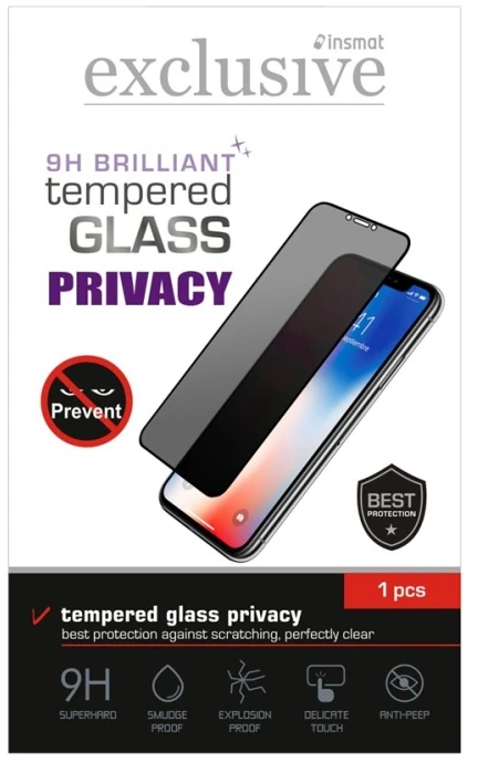 Insmat 861-1624, Apple, iPhone 16e/14/13/13 Pro, atsparus nešvarumams, atsparus dulkėms, atsparus įbrėžimams, juoda, 1 vnt.