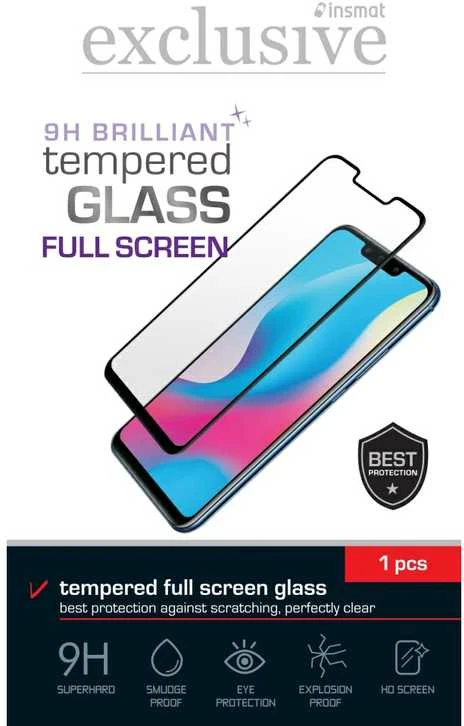 Tempered Glass Grūdintas stiklas „Insmat“ viso ekrano grūdintas stiklas, „Google Pixel 9“, Juodas