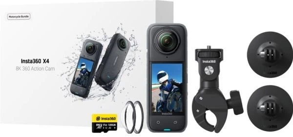 Veiksmo kameros rinkinys Insta360 X4 Motorcycle Bunde
