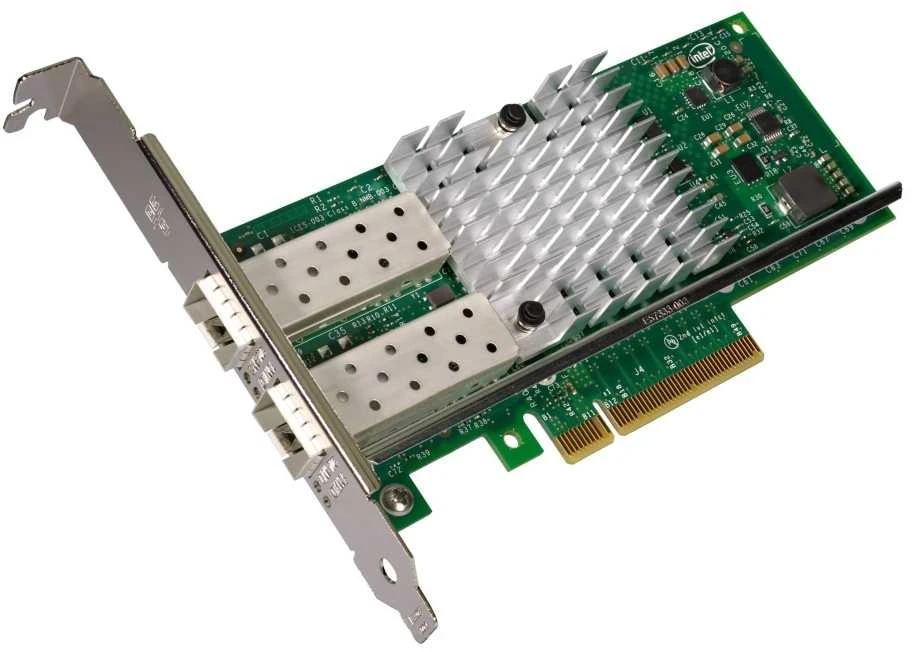 Intel X520-DA2 tinklo plokštė su dviem SFP+ prievadais